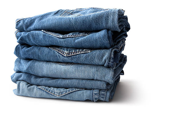 Clothes: Blue Jeans stock photo
