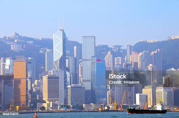 Hong Kong Skyline Stock Photo - Download Image Now - Architecture, Building Exterior, Built Structure