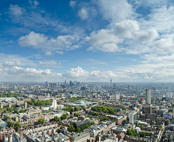 londres skyline panorama - southwark photos et images de collection