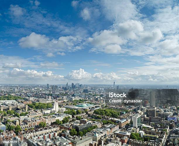 Panorama De Skyline De Londres - Fotografias de stock e mais imagens de Londres - Inglaterra - Londres - Inglaterra, Vista Aérea, Bloomsbury