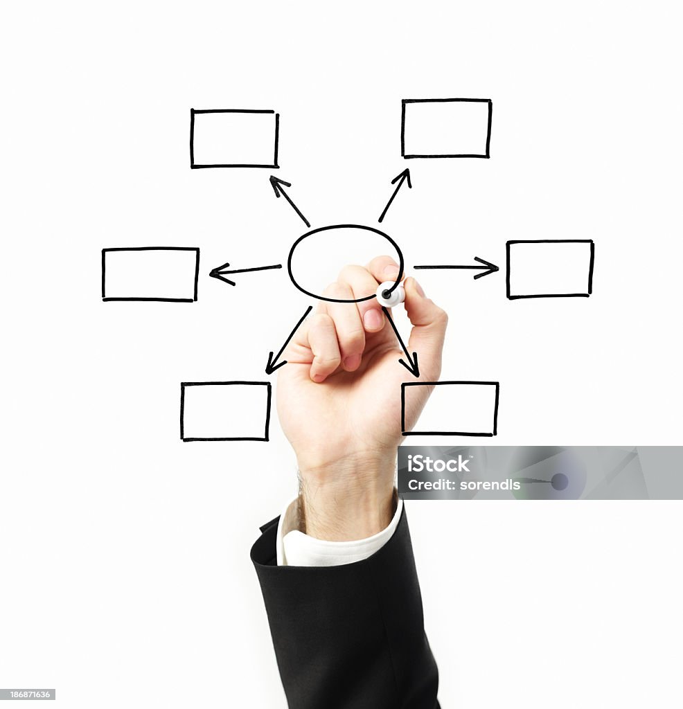 Diagramma di vuoto - Foto stock royalty-free di Cerchio