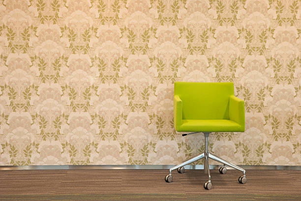 istock Chair in front of the wall 186871939