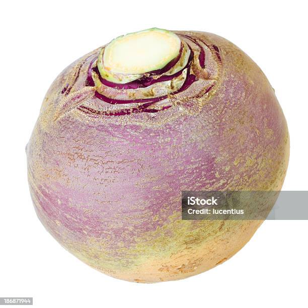 Turnip Isolated On White Stock Photo - Download Image Now - Rutabaga, Cut Out, White Background