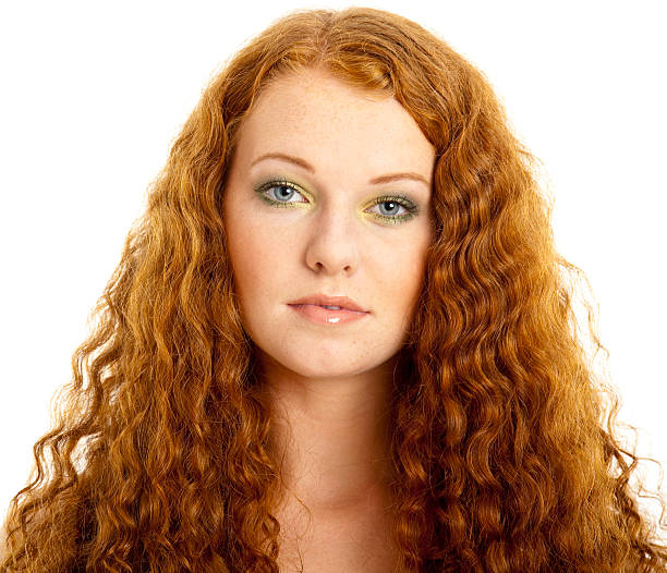 Teen with hair