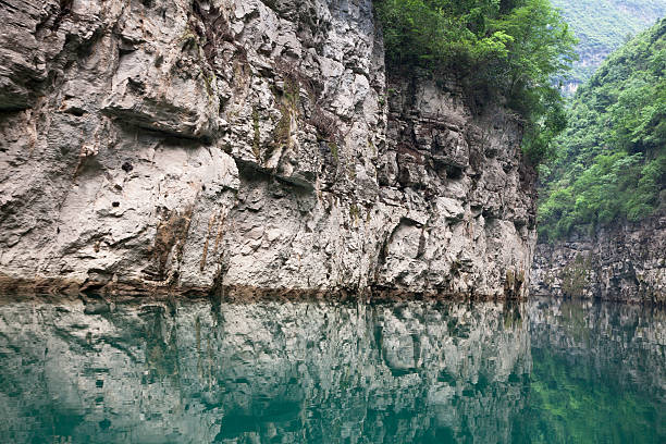 istock Water Reflection On The Yangtze River Gorge China 186872763