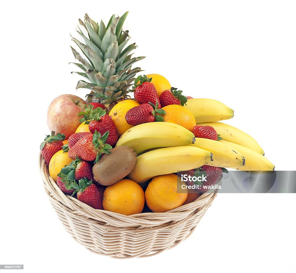 Fruchtkorb - Foto stock royalty-free di Banana - Frutto tropicale