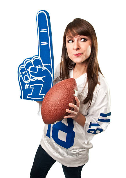 istock Female Football Fan 186873282
