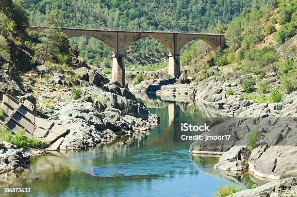 California Gold Country Arched Cement No Hands Bridge Stock Photo - Download Image Now