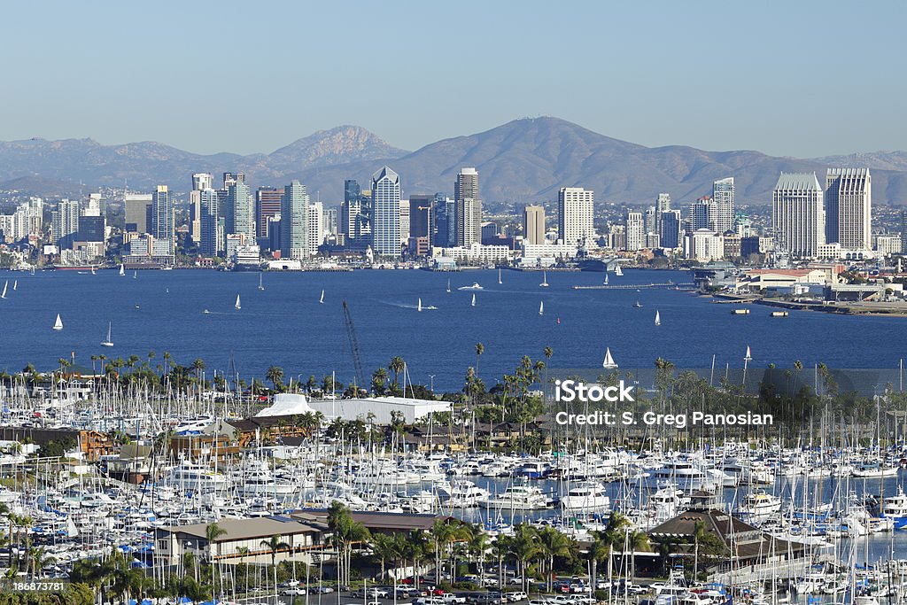 Skyline di San Diego - Foto stock royalty-free di Centro della città