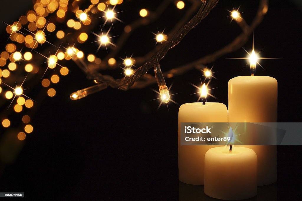 Candle Christmas candle Candle Stock Photo