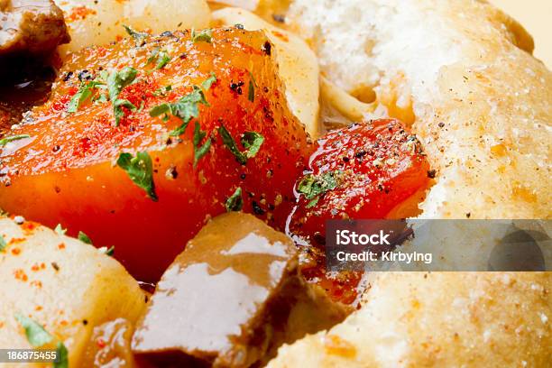 Stew In Bread Bowl Stock Photo - Download Image Now - Beef, Beef Stew, Bread