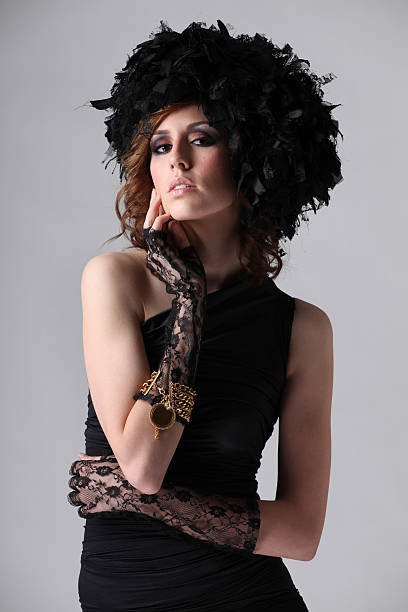 istock Beautiful fashion model 186875617