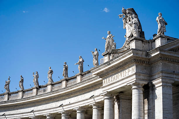 Bernini's Colonnade at the Piazza St. Peter's, Vatican - Rome