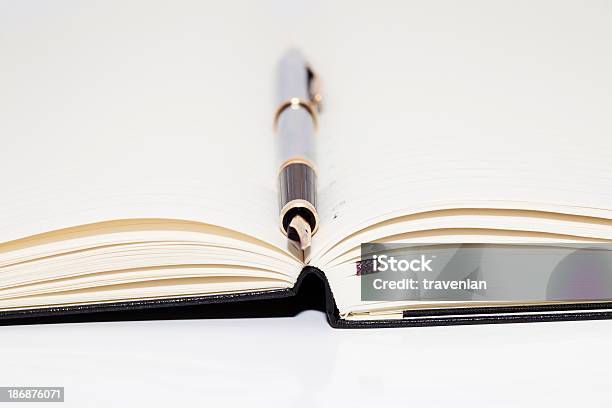 Notebook And A Pen Stock Photo - Download Image Now - Abstract, Arts Culture and Entertainment, Ballpoint Pen
