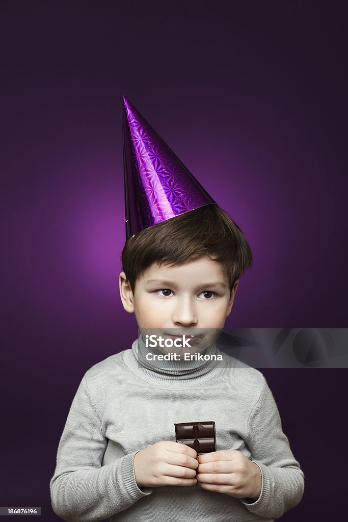 Menino de aniversário - Foto de stock de Alegria royalty-free