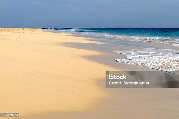 Beach Swell And Turqoise Atlantic Ocean Background Stock Photo - Download Image Now