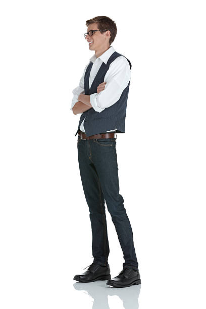 istock Attractive young man with his arms crossed 186876999