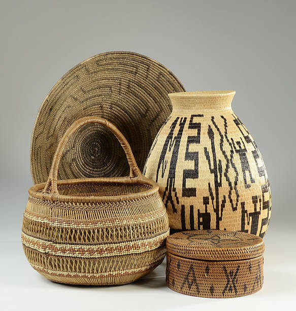 istock Collection of Native American Baskets 186877330