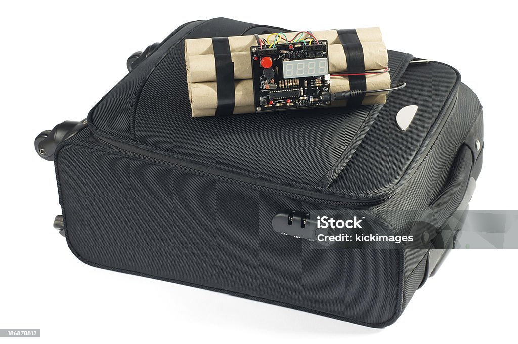DYNAMIT bomby na bagaż - Zbiór zdjęć royalty-free (Bagaż)