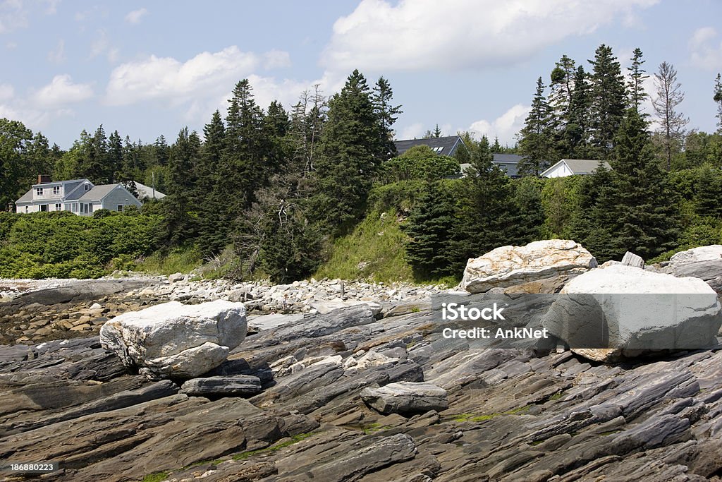 Coastal soggiorno (Bristol, Maine, Stati Uniti - Foto stock royalty-free di Acqua