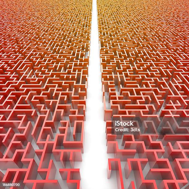 Easy Solution Stock Photo - Download Image Now - Maze, Effortless, Simplicity