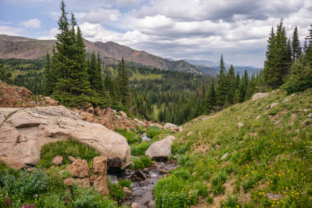 istock Cloudy skies in the James Peak Wilderness, Colorado 1868807737