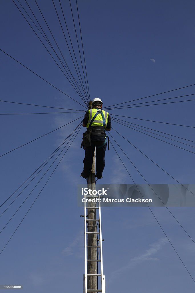 Telecom - Foto de stock de Capacete - Equipamento royalty-free