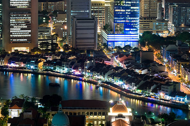 istock Singapore Boat Quay 186881383