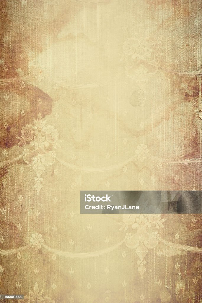 Tessuto tappezzeria Vintage consumata con spazio copia - Foto stock royalty-free di Antico - Vecchio stile