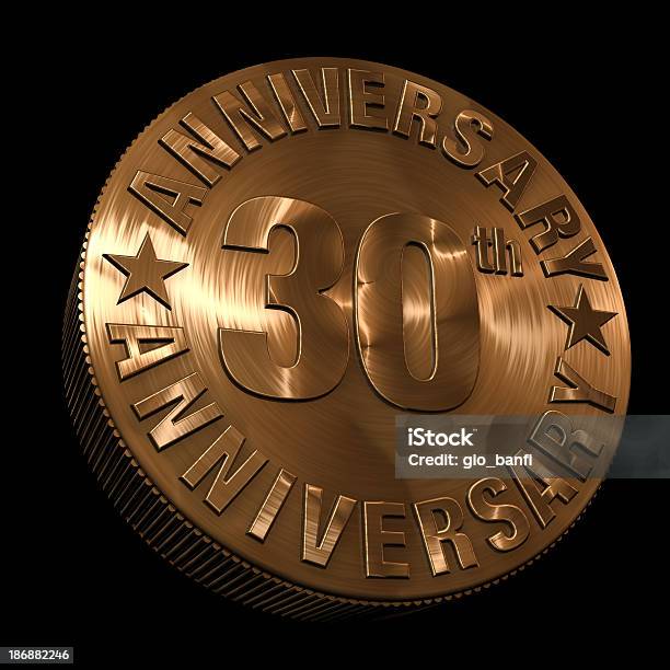 30 Aniversario De Entrega De Medallas Foto de stock y más banco de imágenes de Número 30 - Número 30, Aniversario, Celebración - Ocasión especial