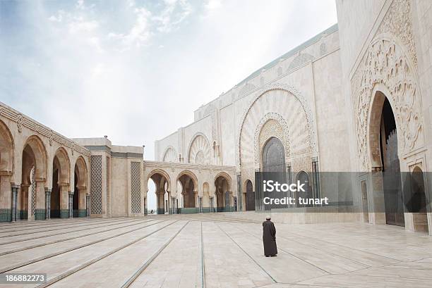 Moschea Di Hassan Ii - Fotografie stock e altre immagini di Casablanca - Casablanca, Luogo d'interesse, Moschea Hassan II