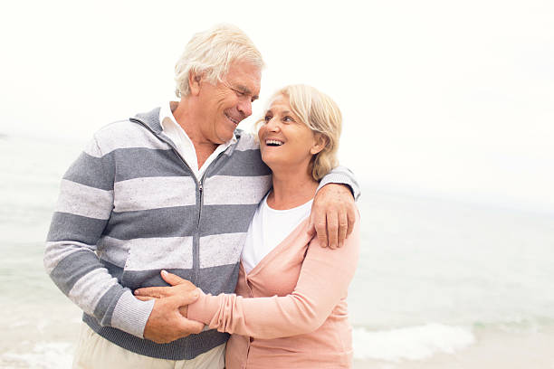 istock Loving senior couple 186882513