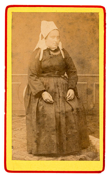 istock Victorian French Peasant Woman 186883258