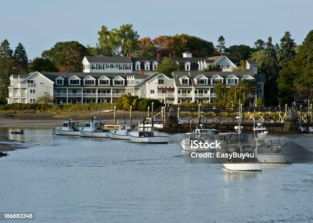 Foto de Costa Panorâmico e mais fotos de stock de Kennebunkport - Kennebunkport, Maine, Hotel