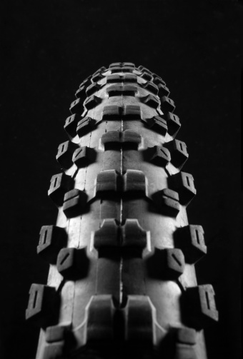 Close-up of Mountain Bike Tire.See more in this Lightbox:
