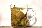 Bay leaf herbal drink.