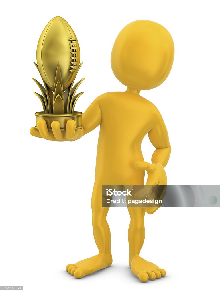 Troféu de rugby - Royalty-free Bola de Râguebi Foto de stock