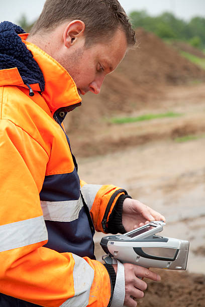 istock Analysing the soil with HXRF and taking samples, environmetal research. 186885252