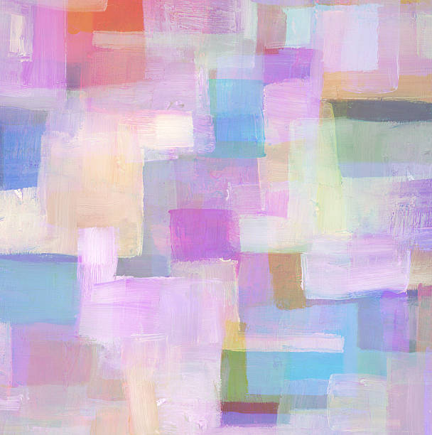 istock Purple Abstract Oil Painting 186885518