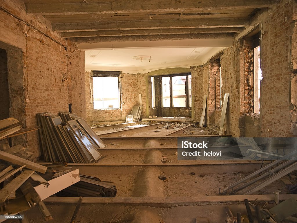 La reconstrucción - Foto de stock de Ampliación de casa libre de derechos