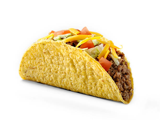 たハードタコ - beef taco ストックフォトと画像