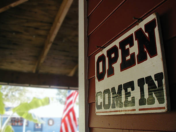 Open - sign stock photo