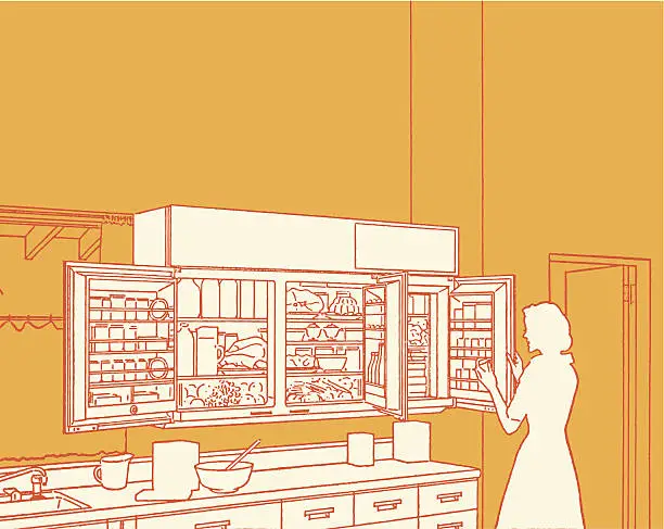 Vector illustration of Modern Kitchen