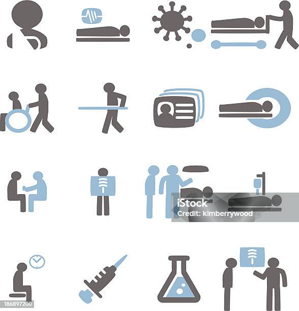 Ikona Pacjenta - Stockowe grafiki wektorowe i więcej obrazów Badanie lekarskie - Badanie lekarskie, Badanie pulsu, Bakteria