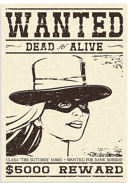 illustrazioni stock, clip art, cartoni animati e icone di tendenza di wanted poster-segnale inglese - wanted poster immagine