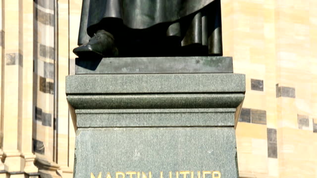 Martin Luther statue in Dresden