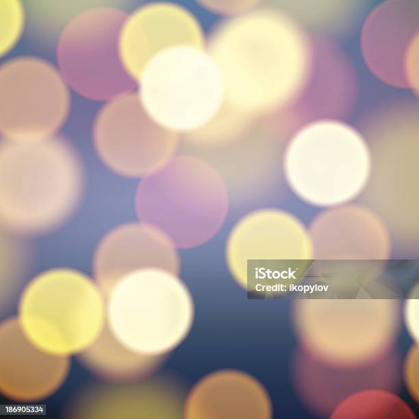 Christmas Lights Blurred Background Stock Illustration - Download Image Now - Backgrounds, Christmas Lights, Abstract