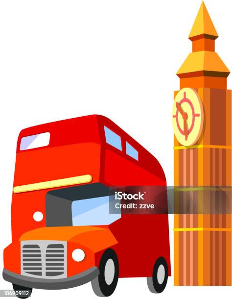 Vector Icon London Stock Illustration - Download Image Now - Clip Art, Clock Tower, Color Image