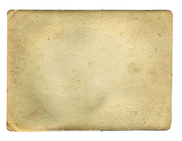 istock Vintage Paper Page isolated 186909384