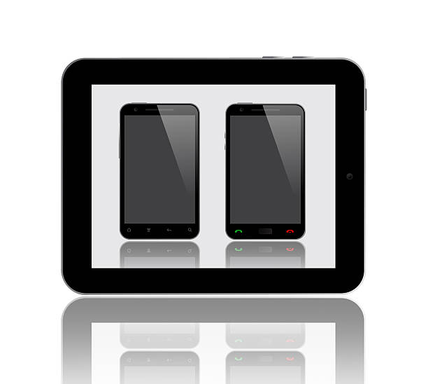 istock Two Smart Phones to Digital Tablet 186909551